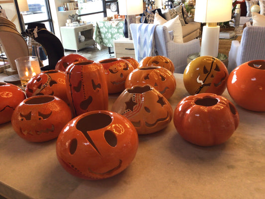 Handcrafted Ceramic Pumpkin
