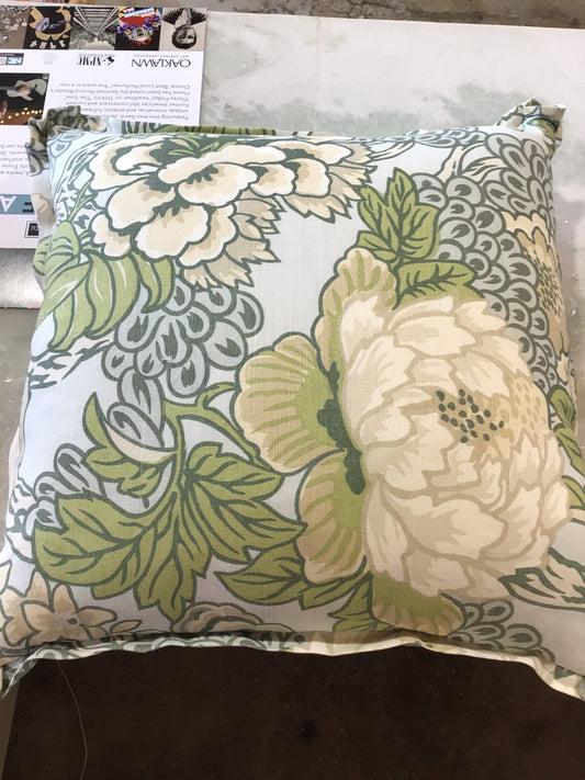 Custom Pillow 22x22 blue and green
