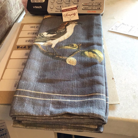 Birds on Branches Tea Towel