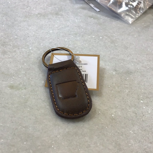 Arkansas Leather Keychain