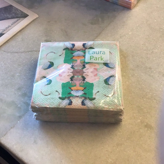 Monet’s Garden Green Cocktail Napkins