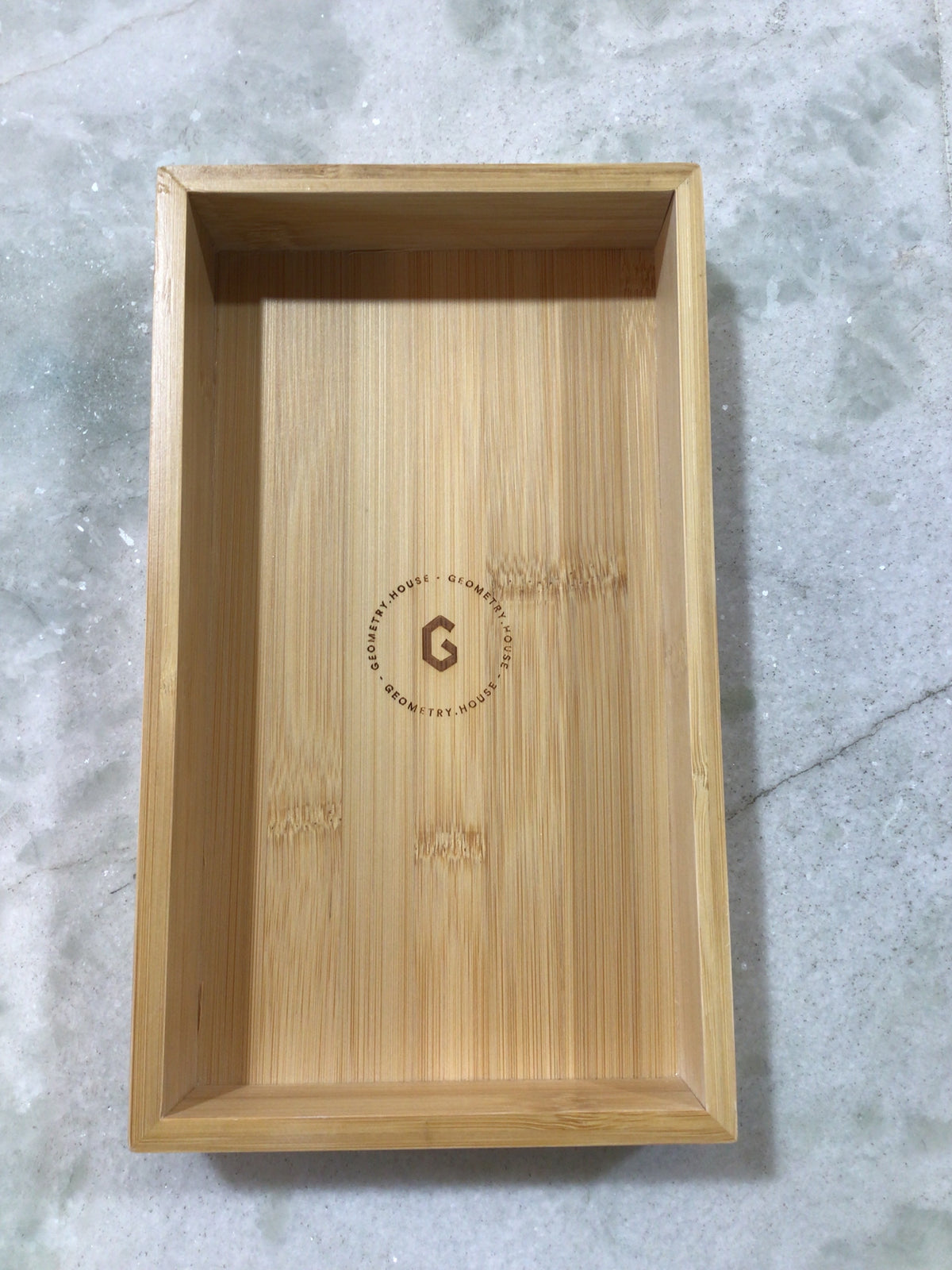 Geometry Wooden Napkin Tray