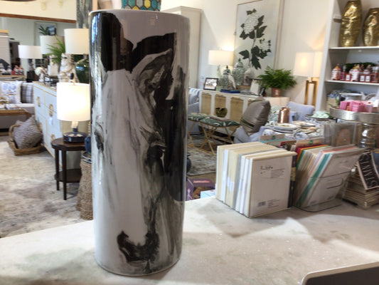 White Horse Vase/M