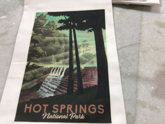 Hot Springs National Park/ Tea Towel