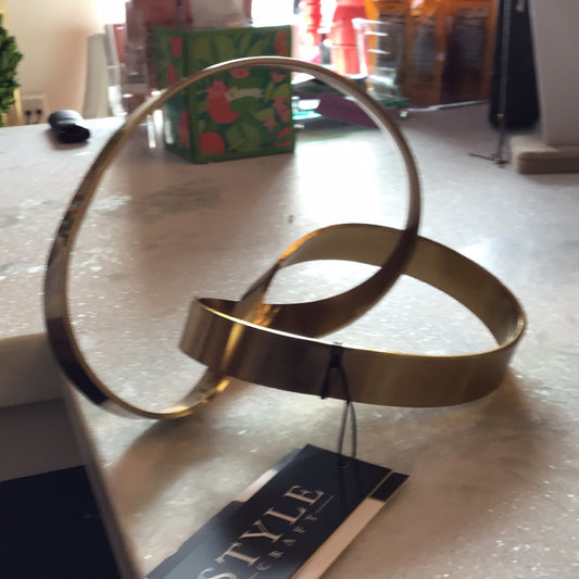 Brass Knot Table Top Accent.