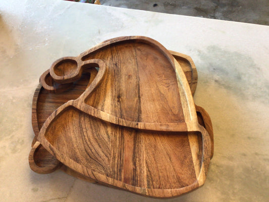 Santa Hat Serving Board Natural.