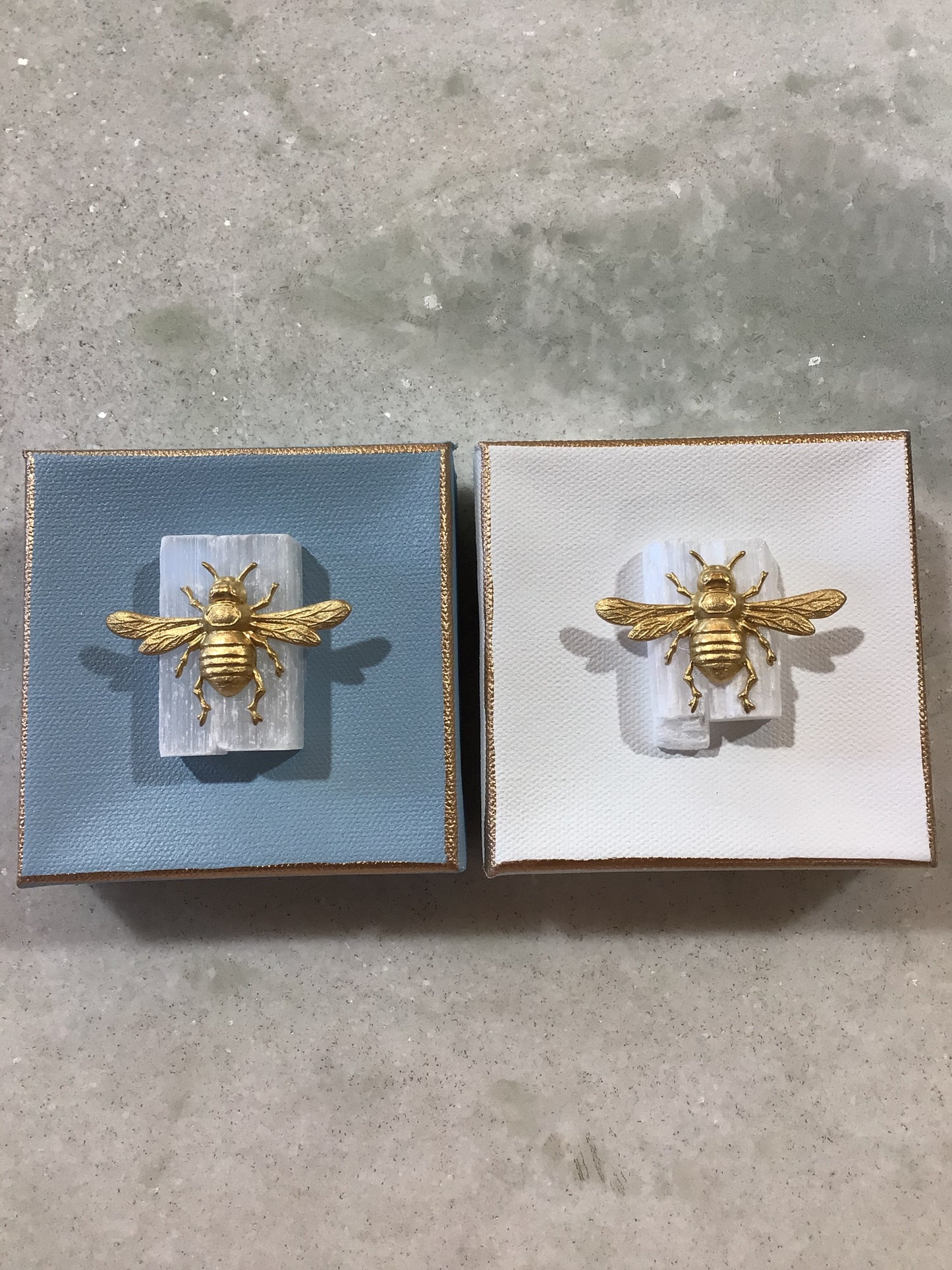 Bee Crystal Canvas- 4x4