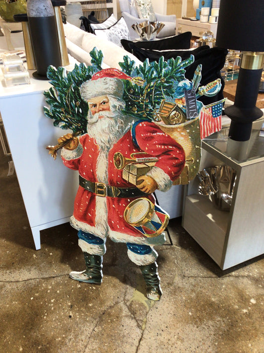 Santa bearing Gifts Cut-out