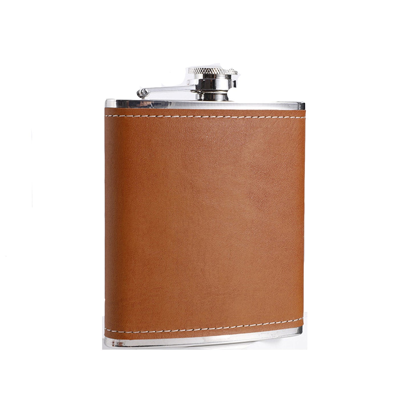 Faux Leather Flask