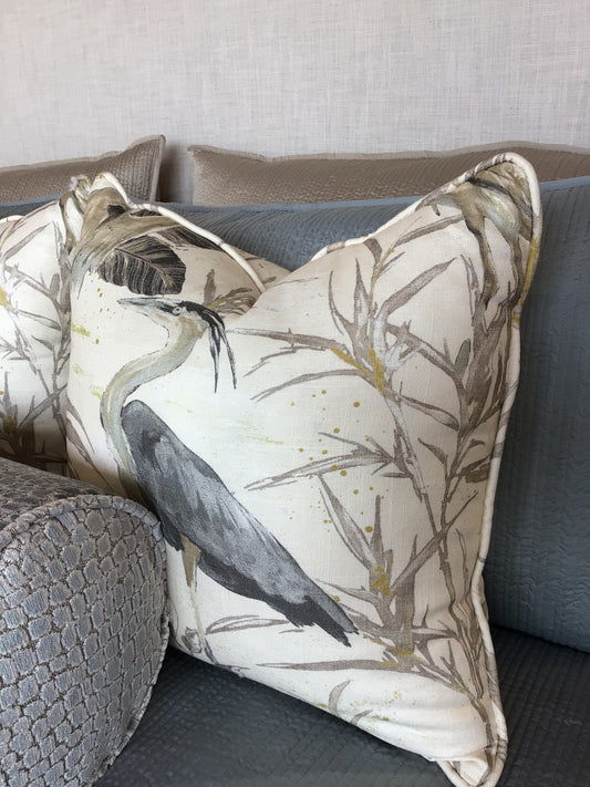 Custom Bird Throw Pillow