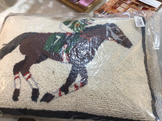 Equestrian Racer Hook Pillow