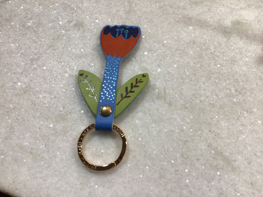 Tulip Flower Key Fob