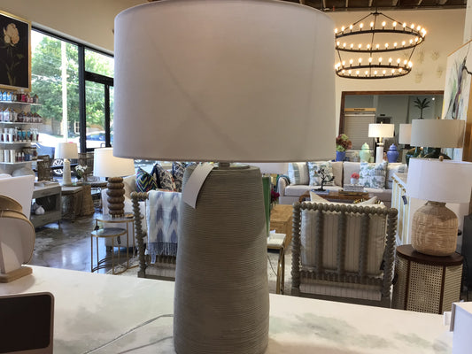 Mountain scape table lamp