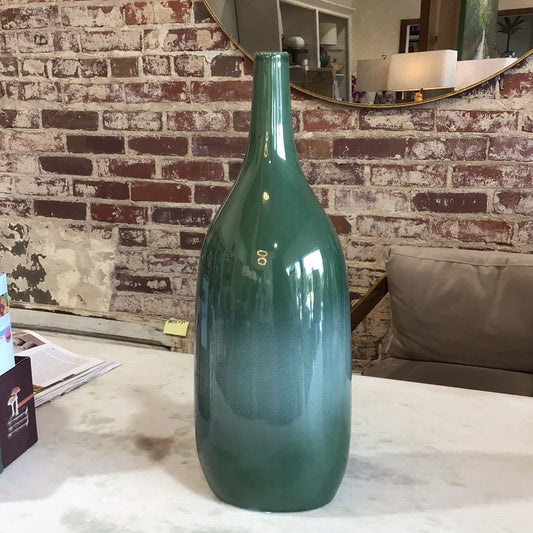 Large Sparta Green Vase