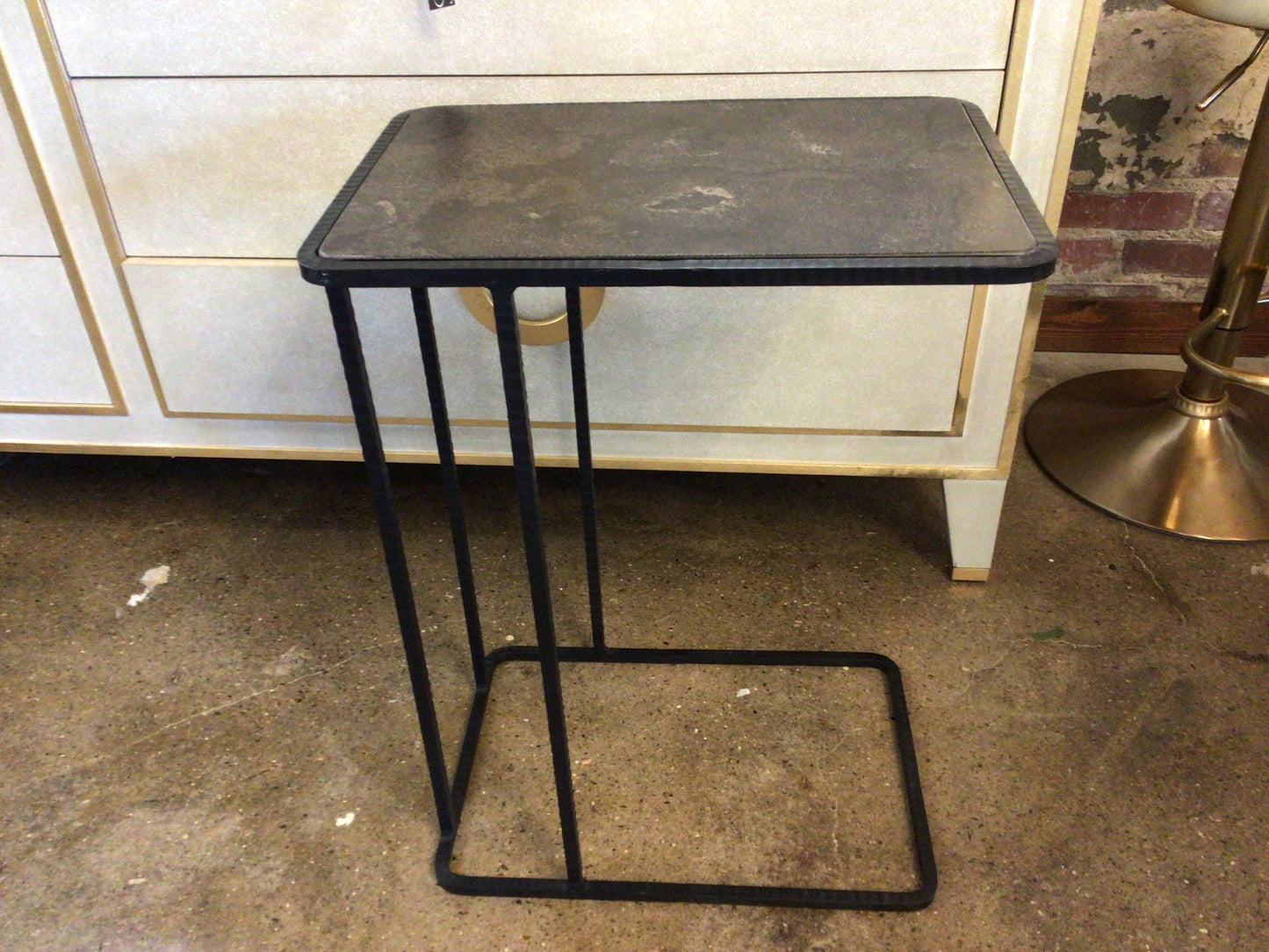 Bluestone side table.