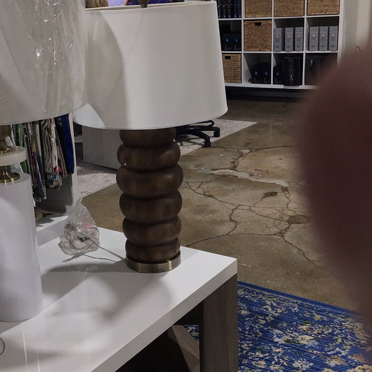 Brown Wash Table Lamp.