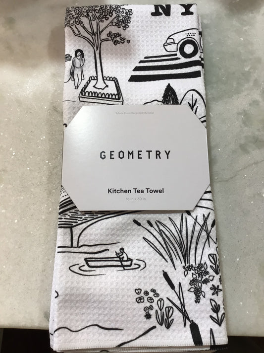 Geometry New York Tea Towel