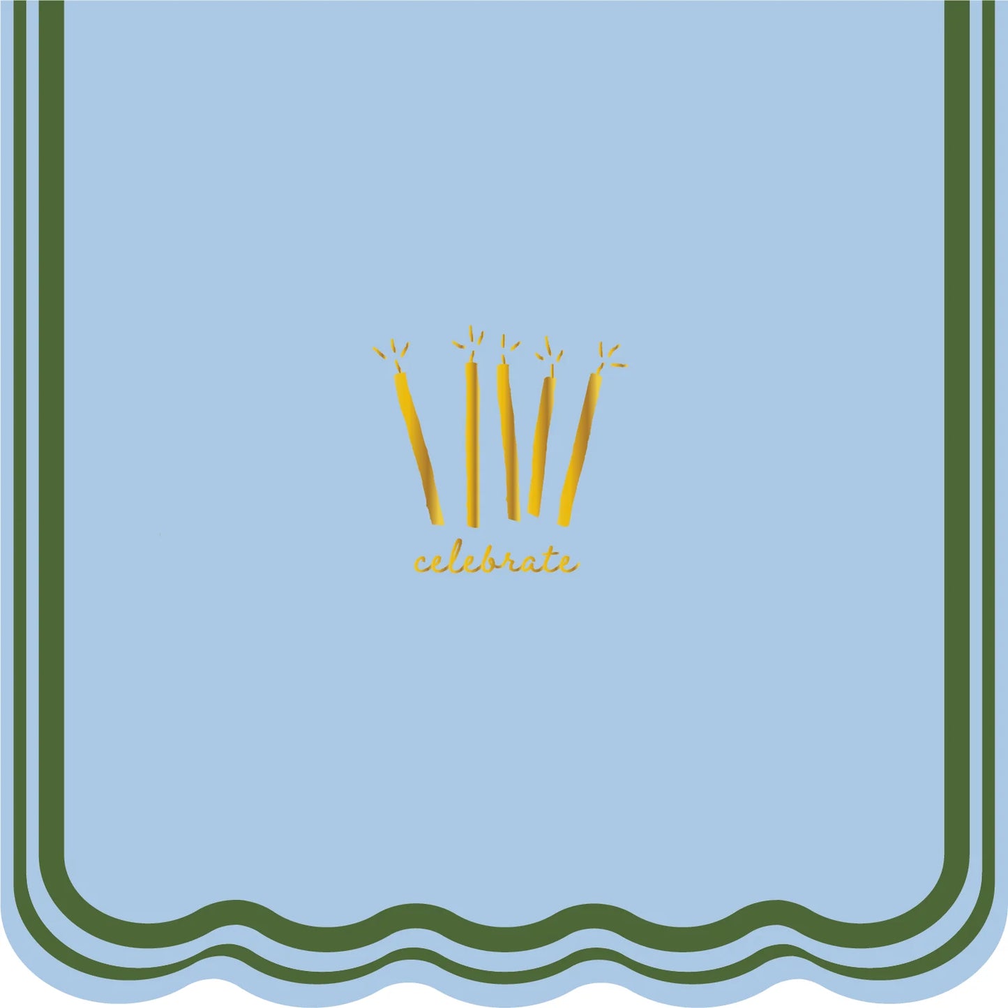 Green/Blue Celebrate Napkins