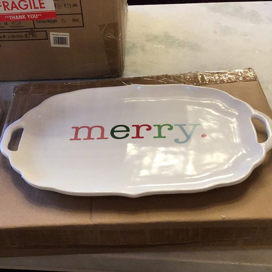 Merry Plater White/ Multi