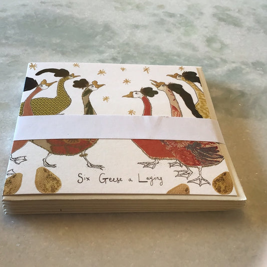 Six Geese A Laying. Pack/6