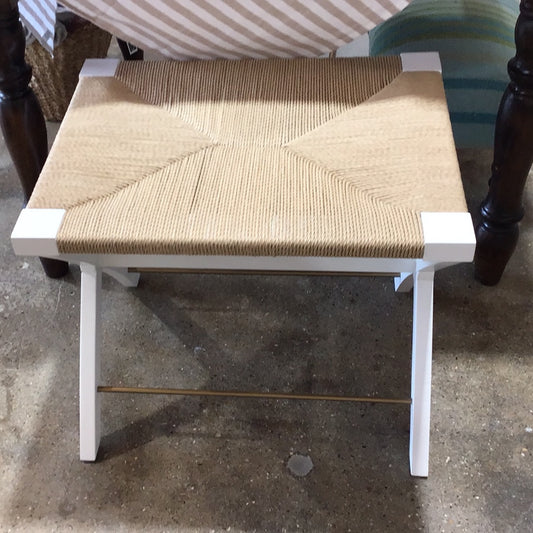 White & Rush Stools