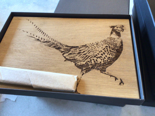 Pheasant Oak Cheese Board Set