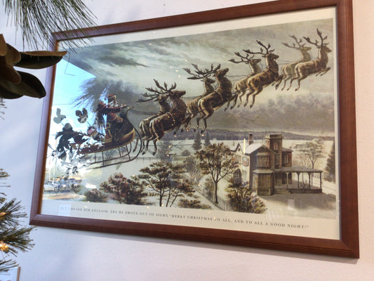 Merry Chrismas framed print