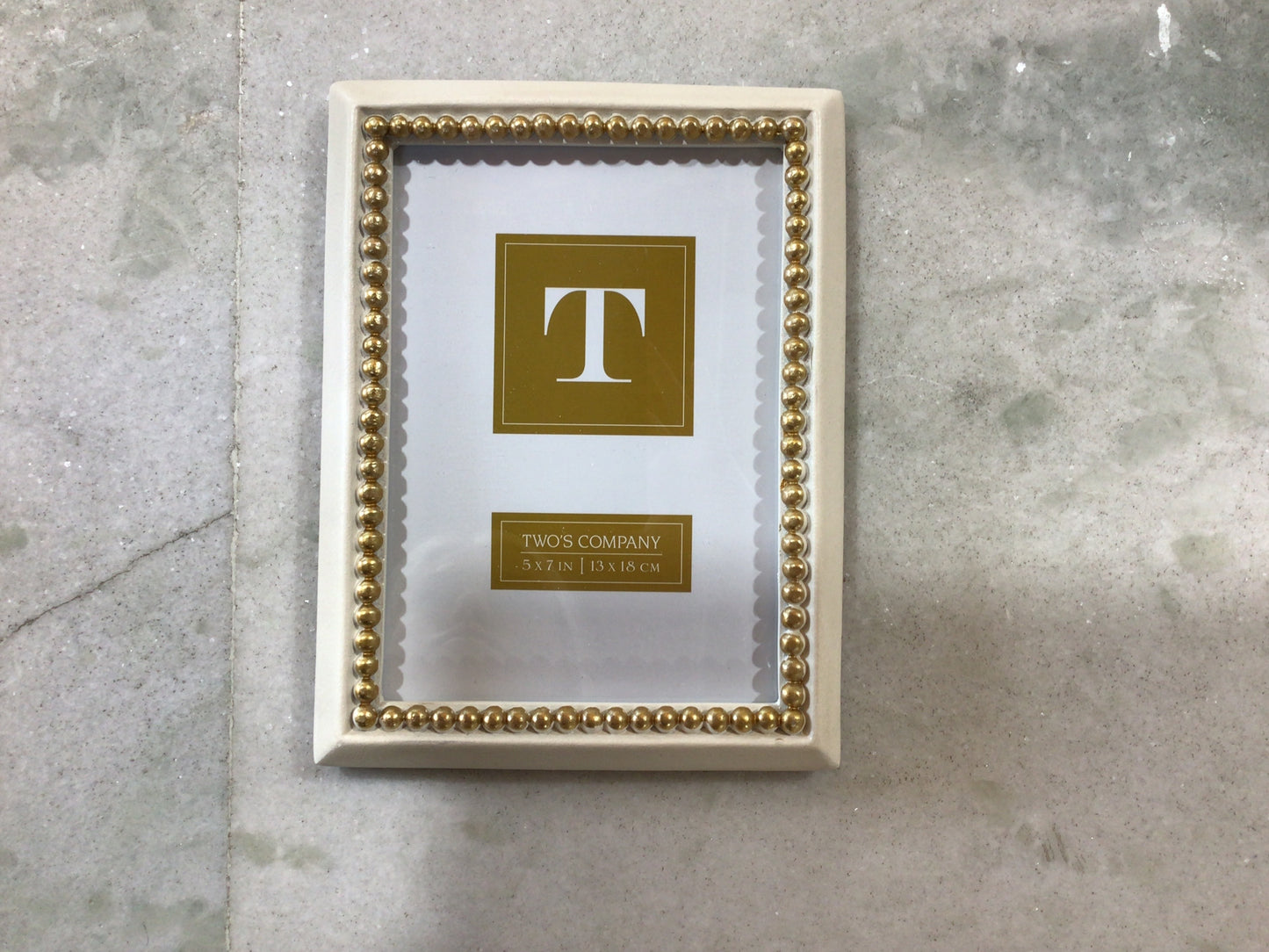 Gold Bead Photo Frame