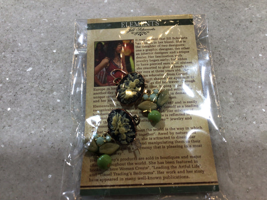 Midnight in the Garden earrings