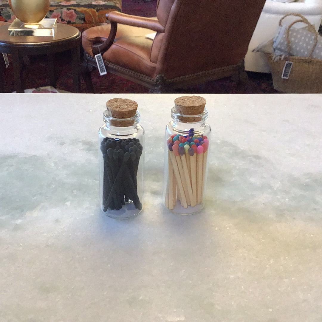 Black/ Rainbow Corked Matches