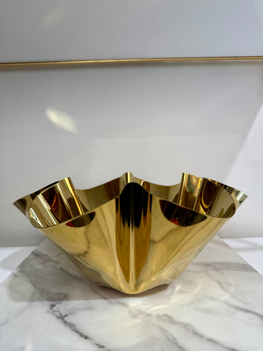 Gold Crushed Bowl