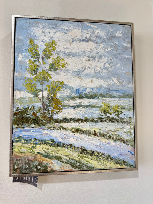 17x21 Soft Pastel Landscape Art