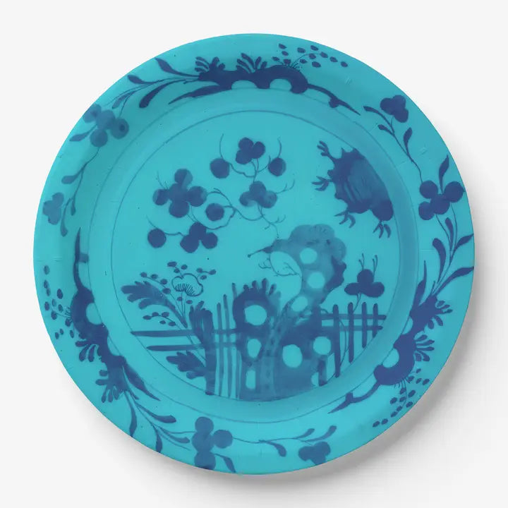 Vin Voy Paper Plates s/8 - Blue & Navy
