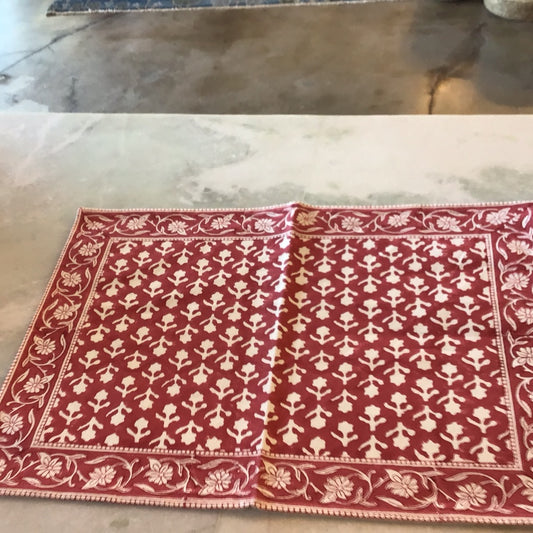 Placemats Red set of 4