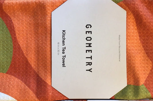 Geometry tea towel