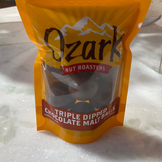 Ozark Nuts- Triple Dipped Choc. Malt Balls