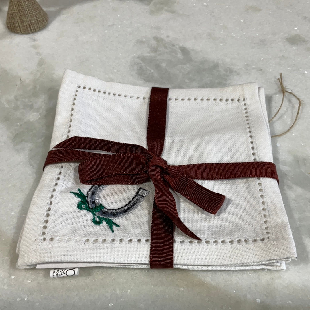 Thoroughbred Cocktail Napkins S/4
