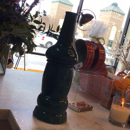 Handcrafted/ Green Bottle