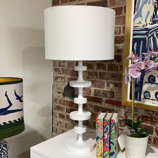 Olivia Table Lamp- White