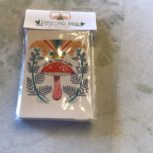 Mushrooms Postcard Pack/10