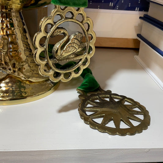 Brass Medallion Hanger