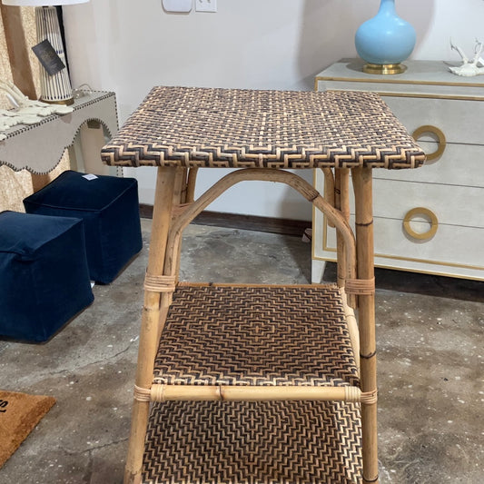 Rattan Accent Table