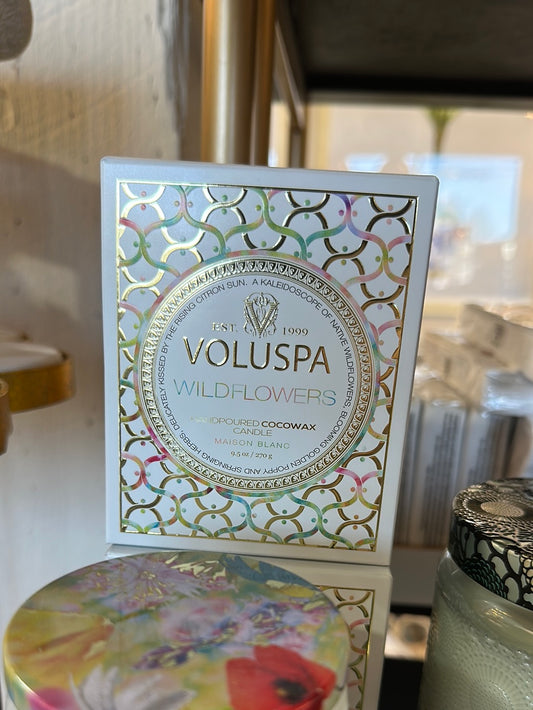 Voluspa classic candle wildflowers