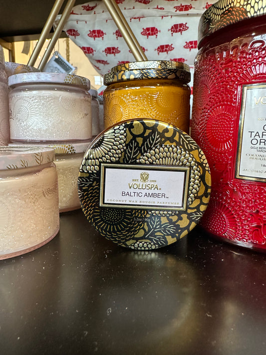 Voluspa 3.2 oz petite jar Baltic amber