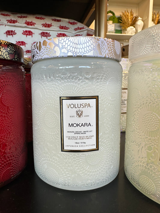 Voluspa 18 oz. Candle mokara