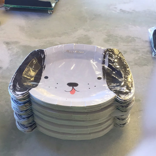 Doggie paper plates