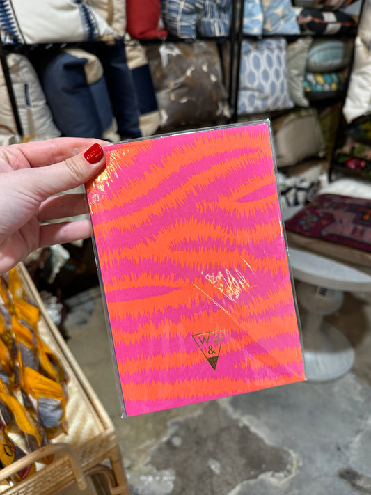 Pink & orange pad