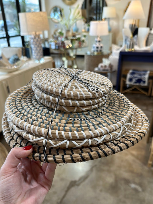 Rattan Disk Set of 6