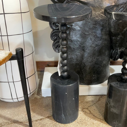 Bead Drink Table Black