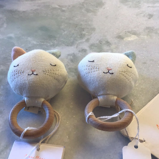 Kitty Cat Baby Rattle